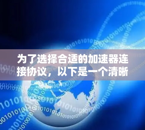 为了选择合适的加速器连接协议，以下是一个清晰的步骤指南