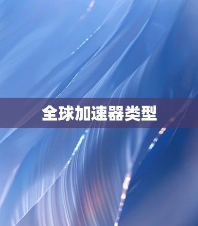 全球加速器类型